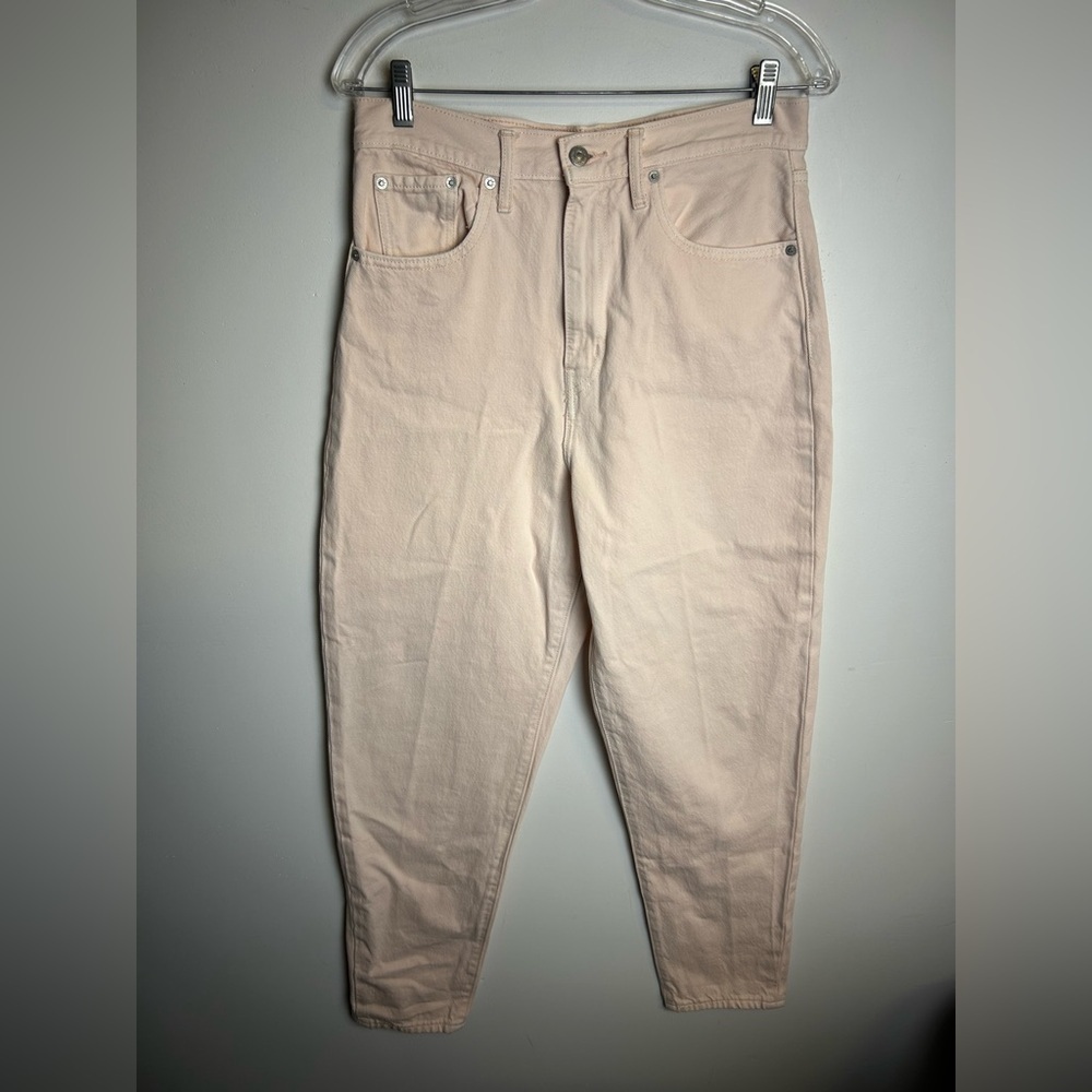 Levi’s Big E High Loose taper Women peach Milkshake High-Waisted Jeans 29(30X27